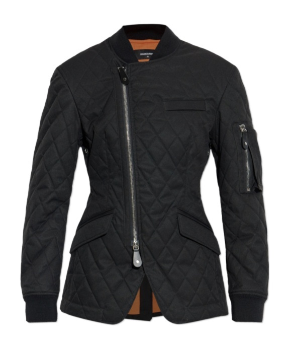 Dsquared2 Long Sleeve Casual Jacket In Black