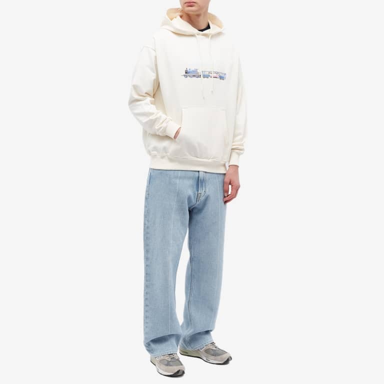 Drôle De Monsieur Long-sleeved Sweater In White