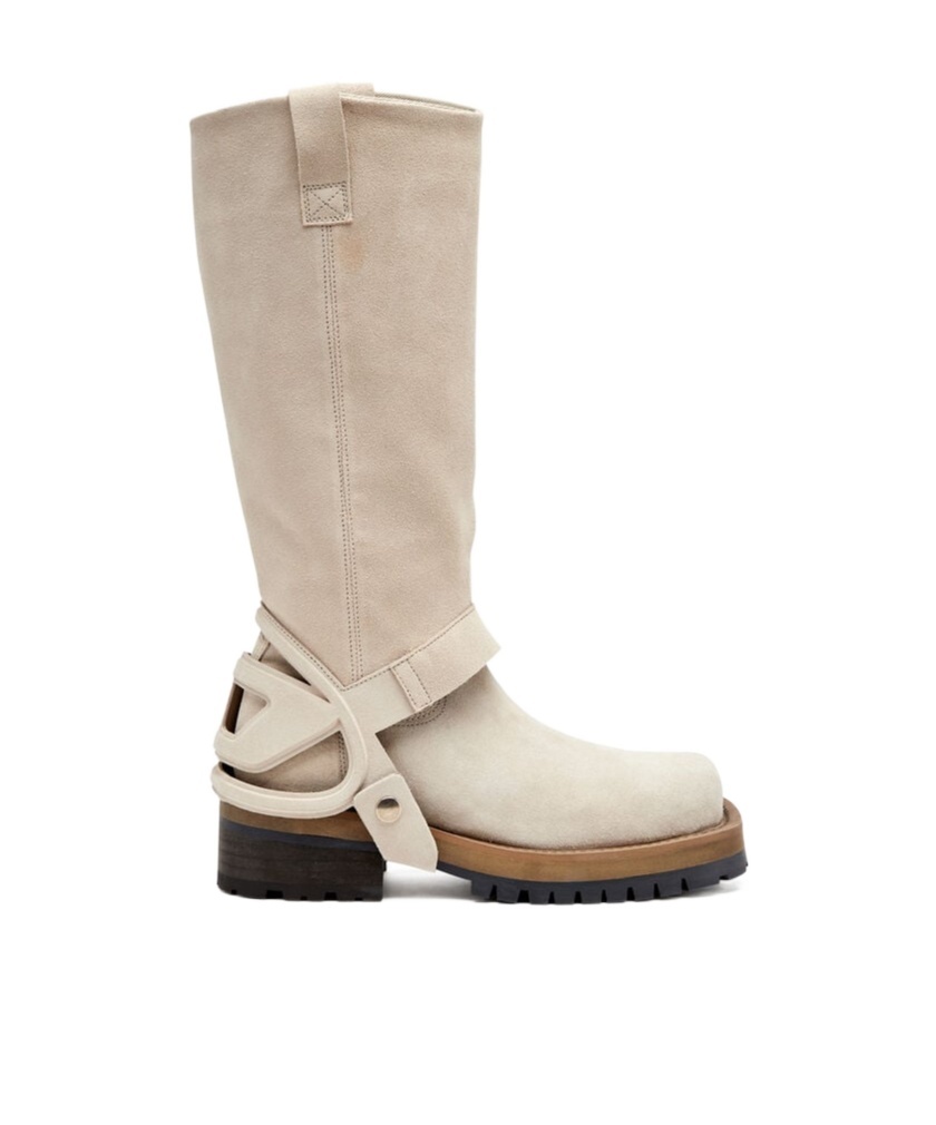 Diesel D-texan 2in2 Ch Boots In Nude