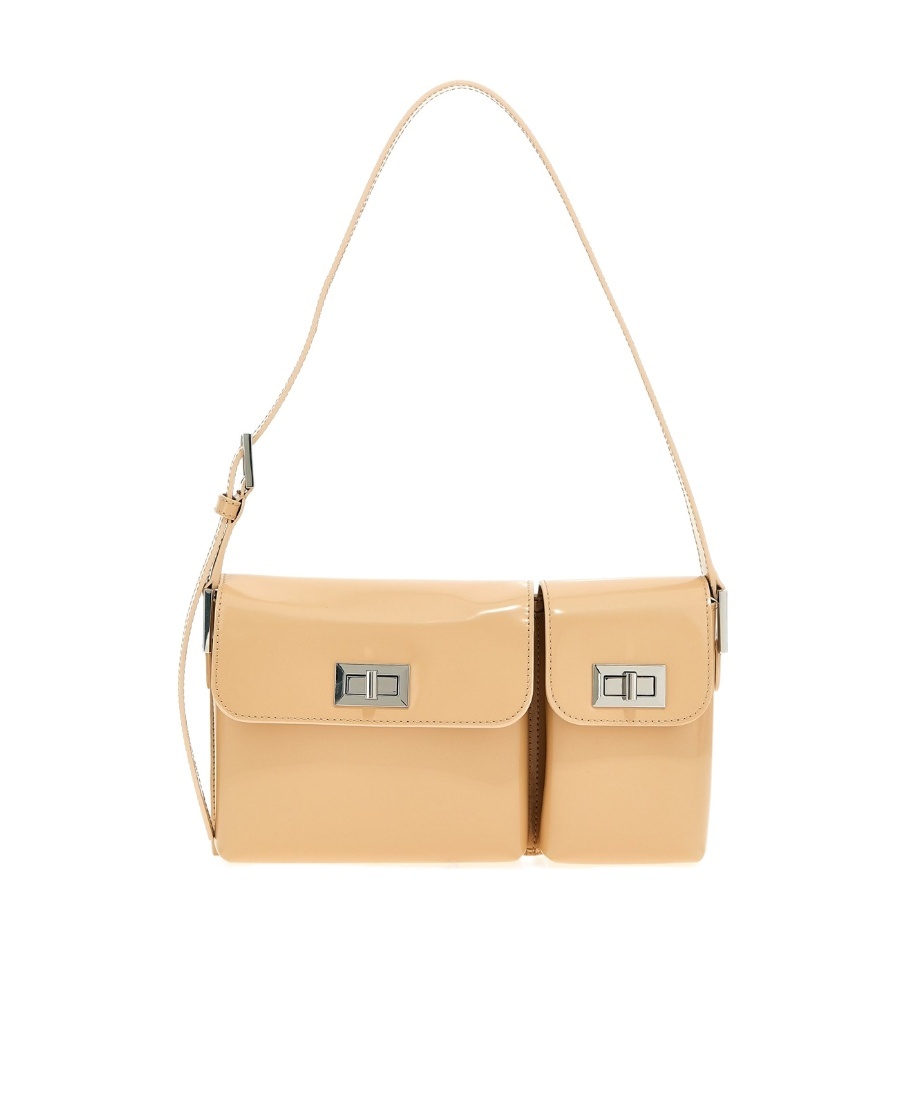 By Far Billy Shoulder Bag In Nude