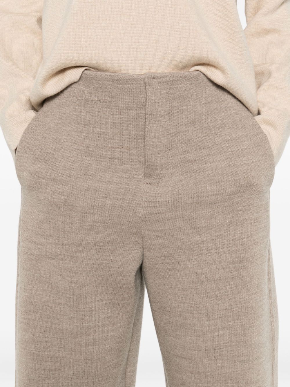 Max Mara Pocket Casual Pants In Neutral