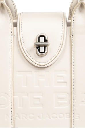 Marc Jacobs The Turnlock Crossbody Tote Bag In White