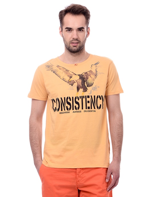 ARMANI JEANS LOGO DETAILS T-SHIRT