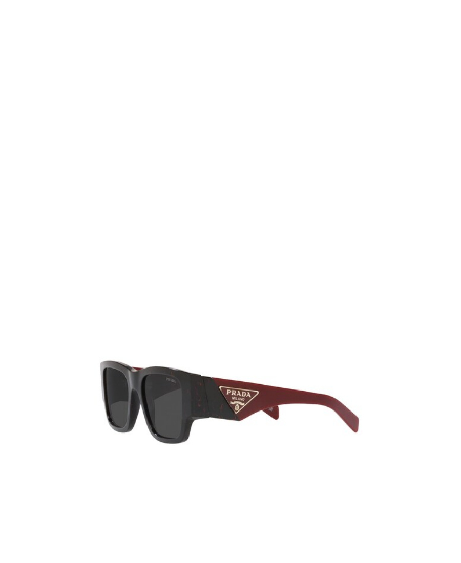 Prada Eyewear Rectangular Frame Sunglasses In Black