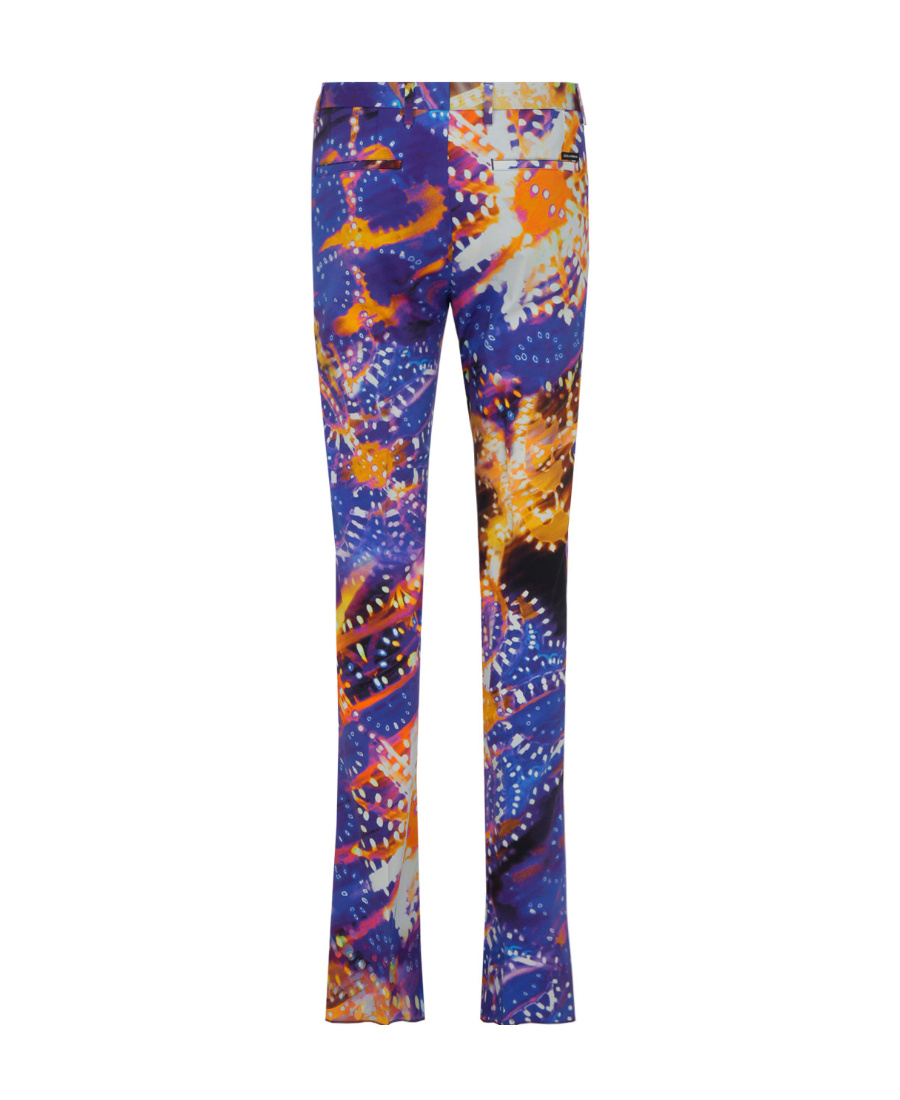Dolce & Gabbana Printed Casual Pants In Multicolor