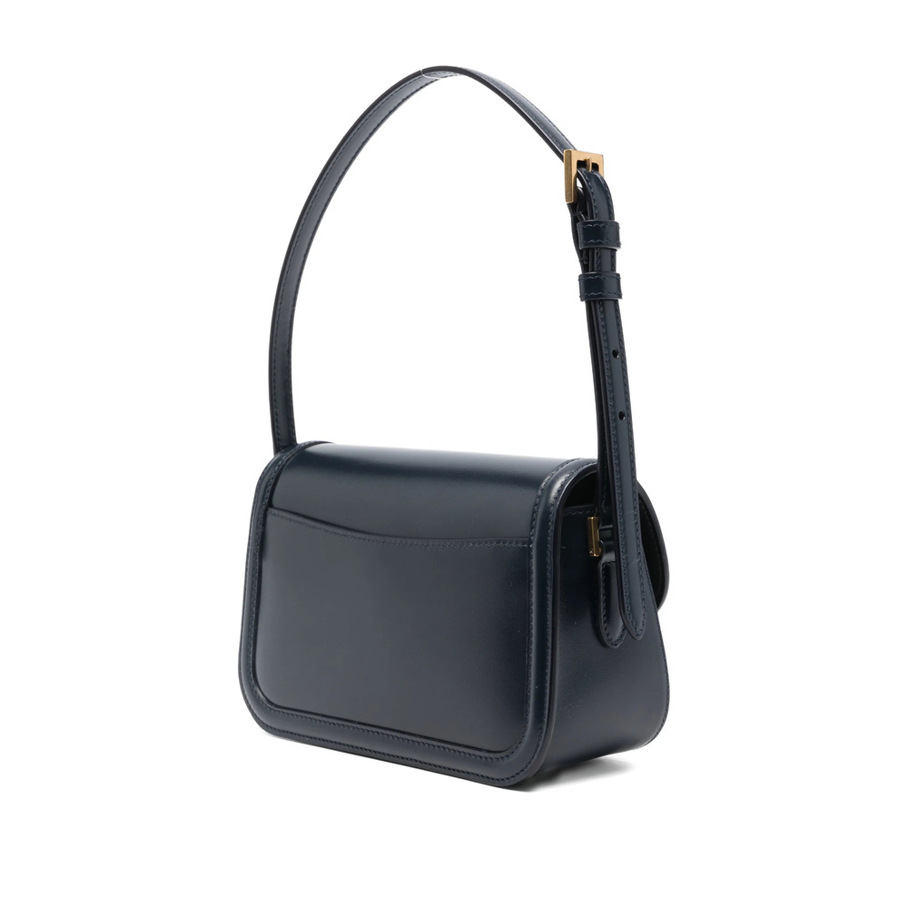 Saint Laurent Mini Solferino Shoulder Bag In Black