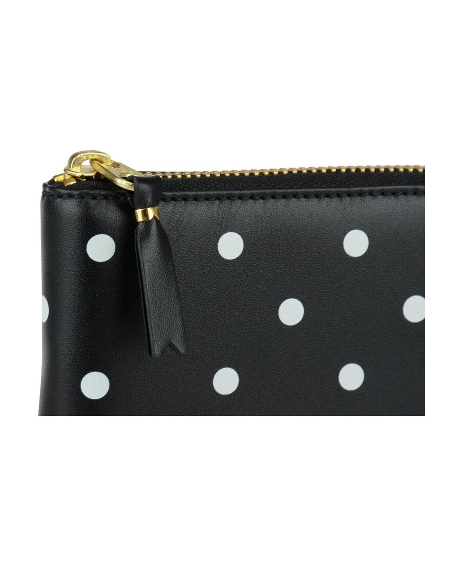 COMME DES GARÇONS POLKA DOT ZIP-AROUND WALLET 