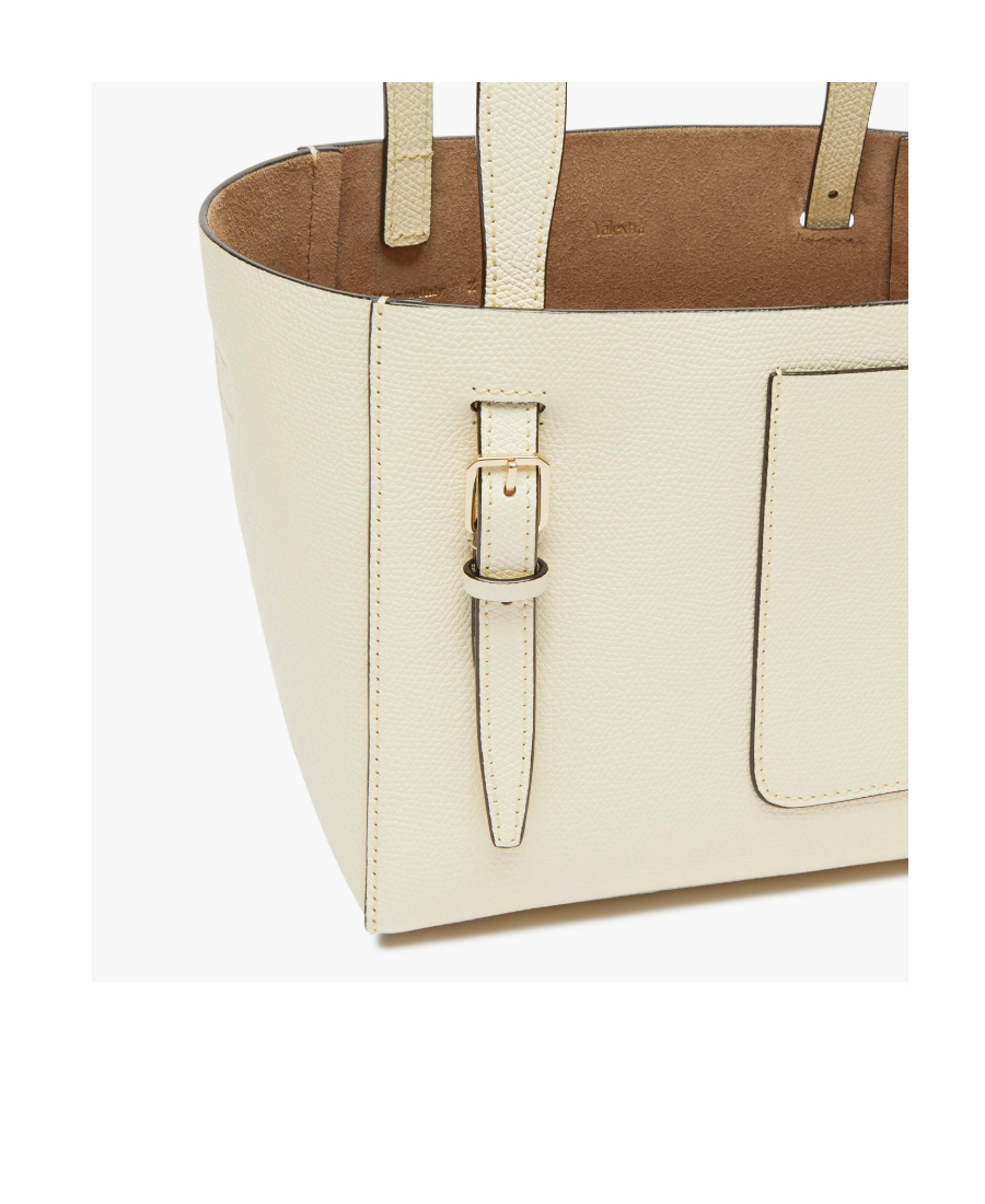 Valextra "soft" Crossbody Bag Micro In Nude