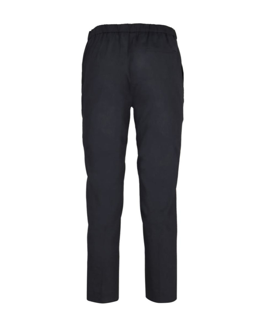 Theory Treeca 2 Cropped Stretch-wool Slim-leg Pants In Black