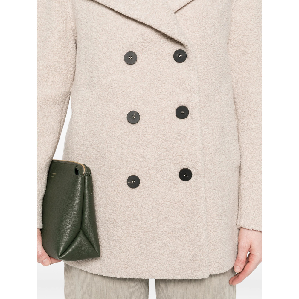 Harris Wharf London Double-breasted Jacket In Neutral