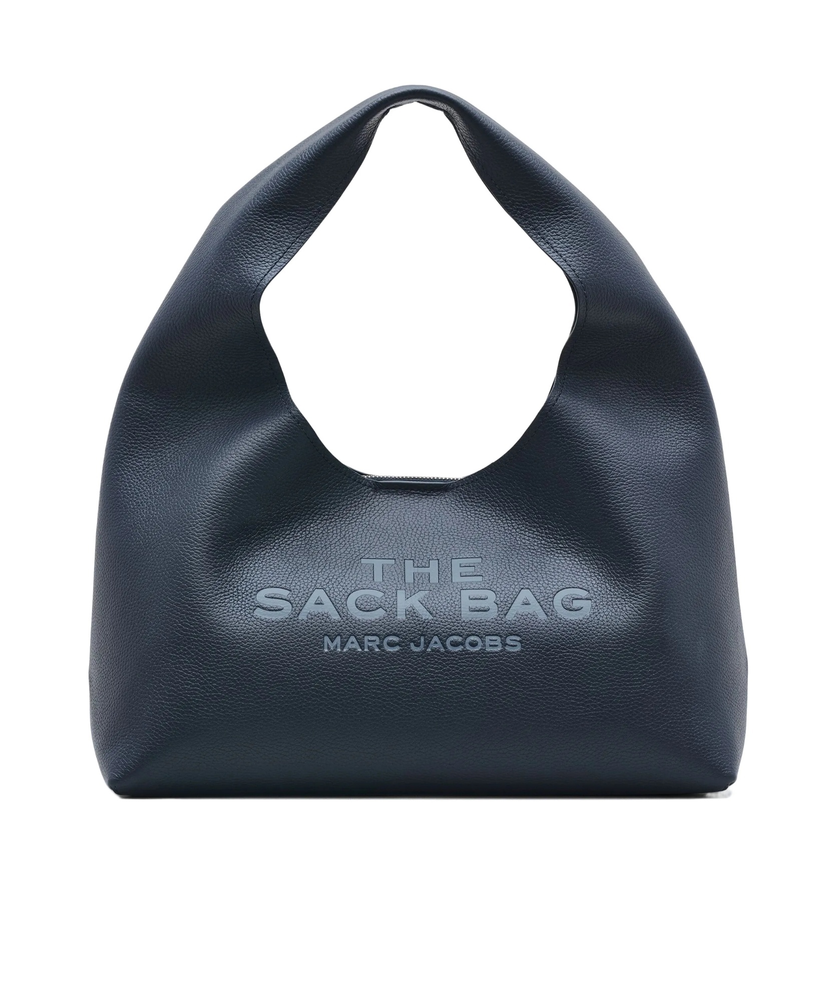 Marc Jacobs Calfskin Shoulder Bag With Distinctive Hobo Shape In Black