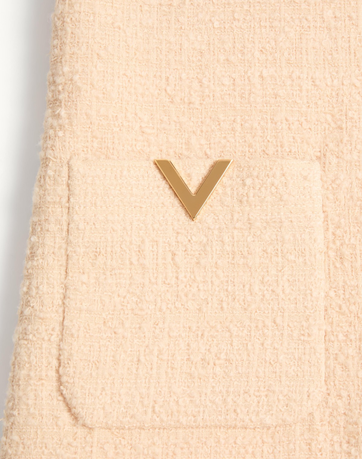 Valentino Wool Dress Short Sleeves Textured Fabric Bow In Orange