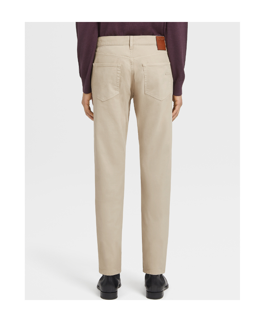 Zegna Skinny Jeans In Nude