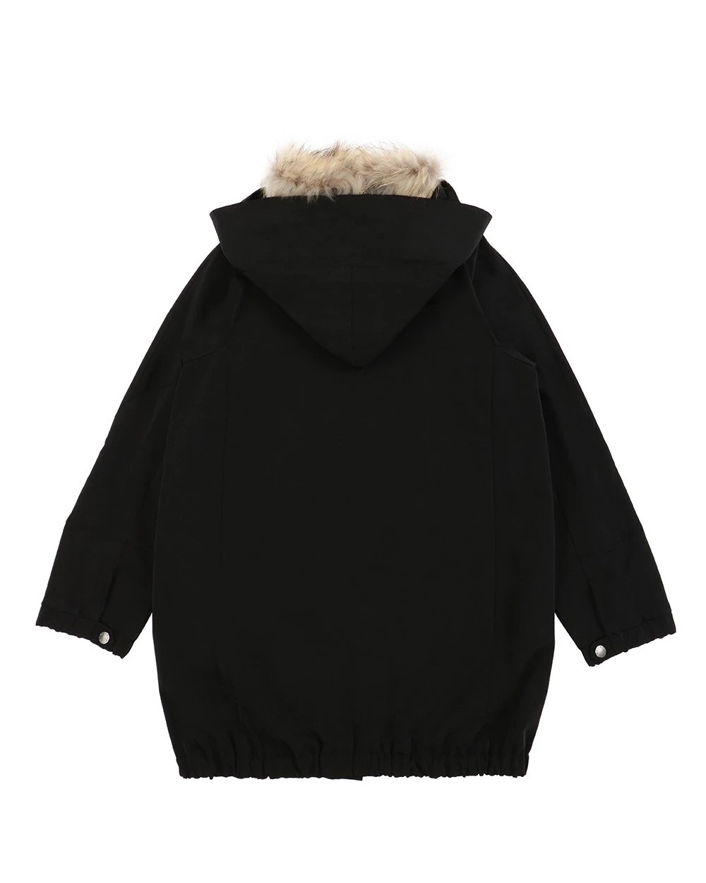 Weekend Max Mara Hooded Casual Jacket In Black