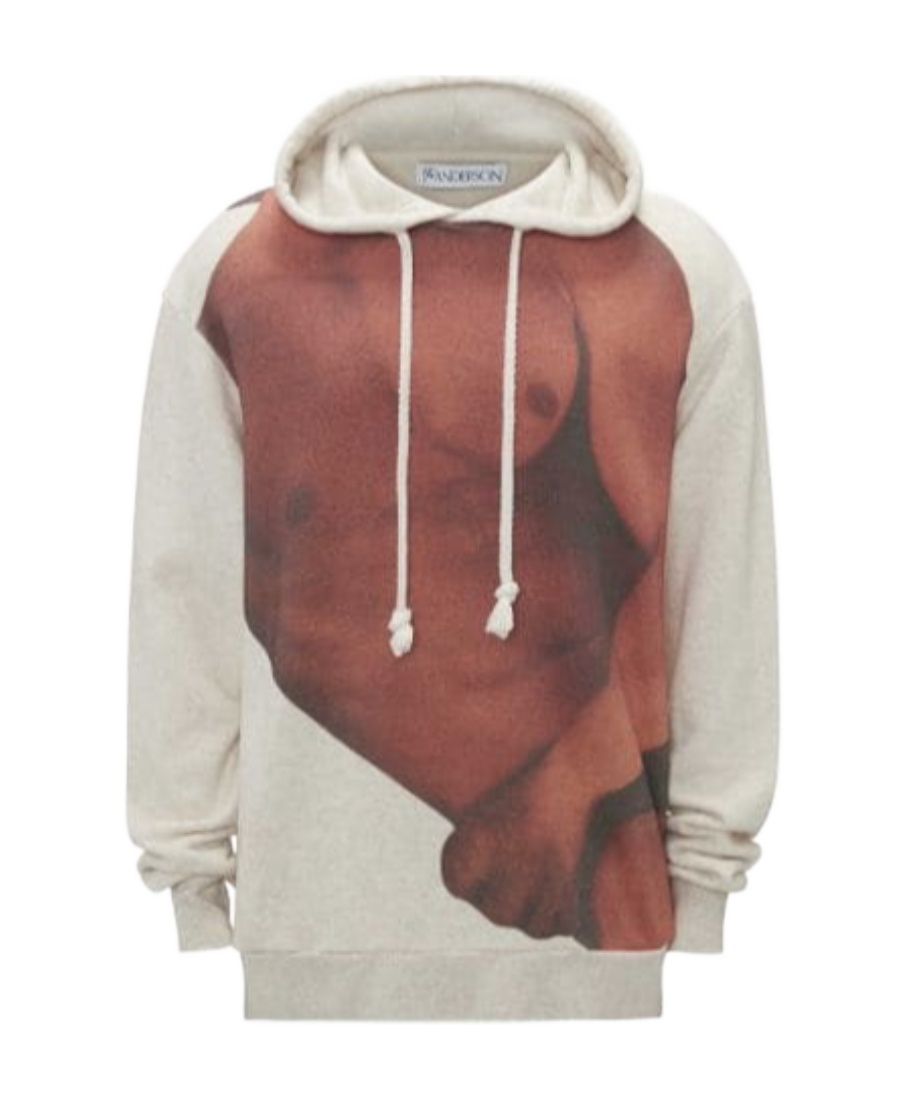 Jw Anderson Photograph-print Cotton Hoodie In Multicolor