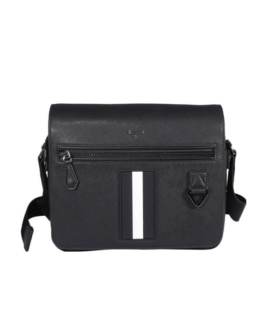 Bally Logo Shoulder Bag In Black