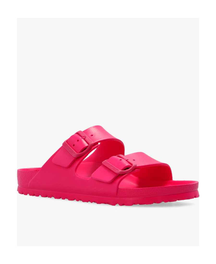 Birkenstock Logo Slippers In Red