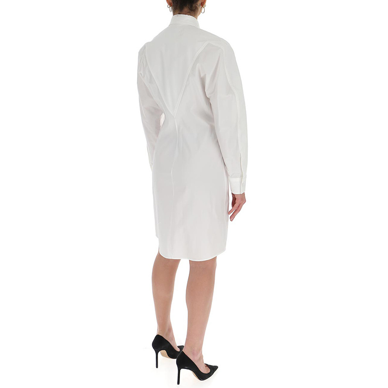 Bottega Veneta Shirt Dress In White