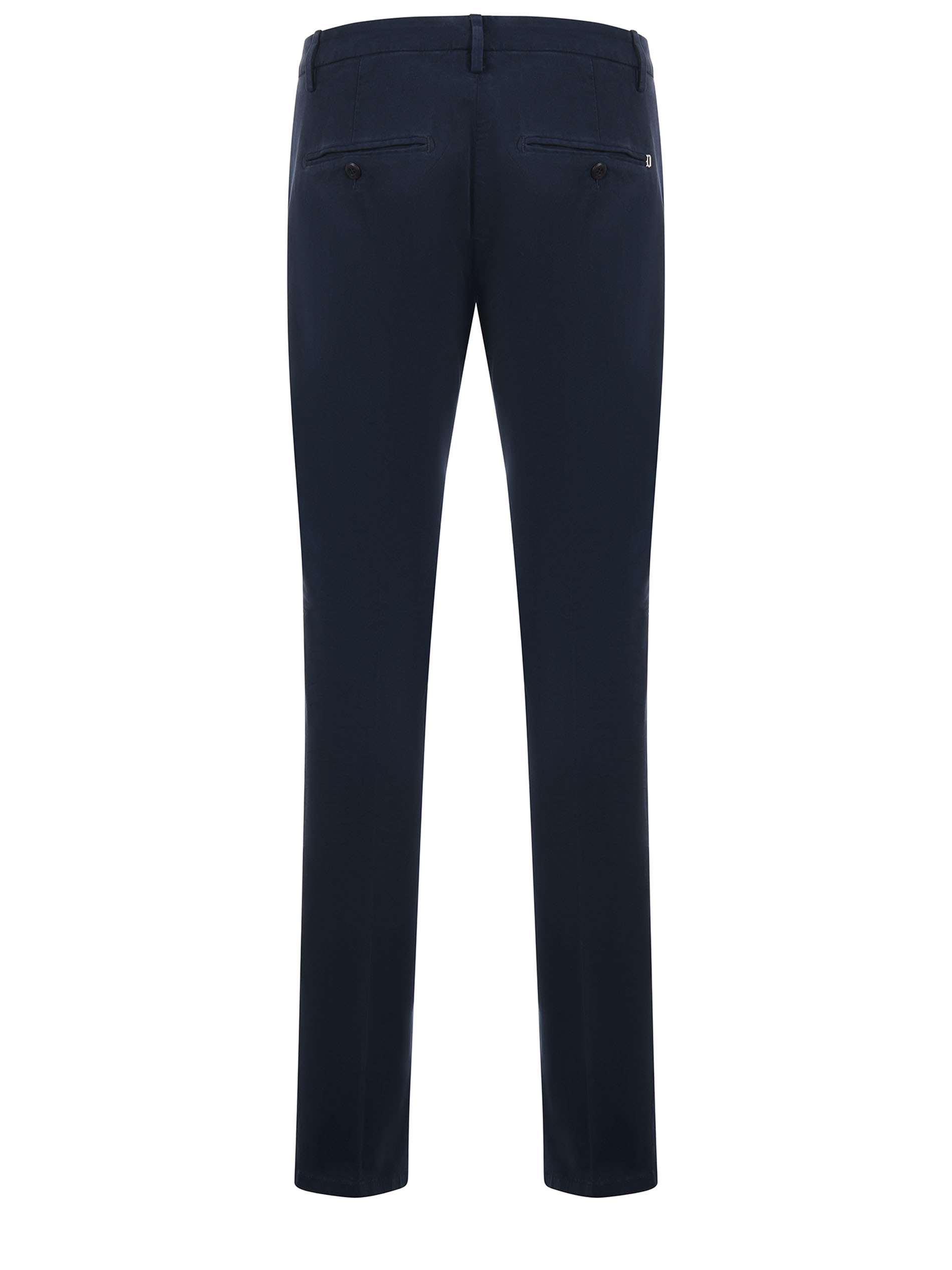 Dondup Belt Loop Casual Pants In Blue