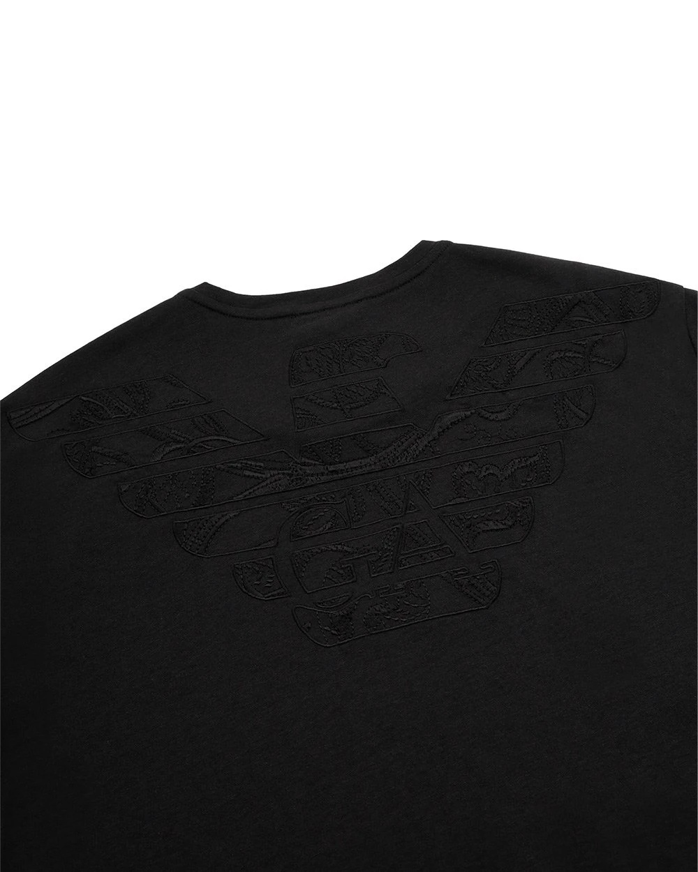 Emporio Armani T-shirt With Round Neck In Black
