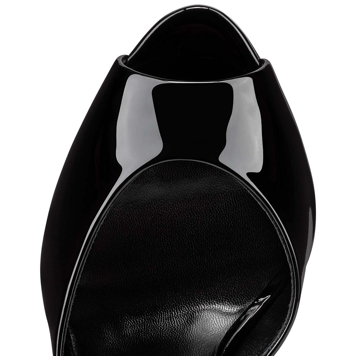 Christian Louboutin Miss Z Leather Heeled Mules 100 In Black