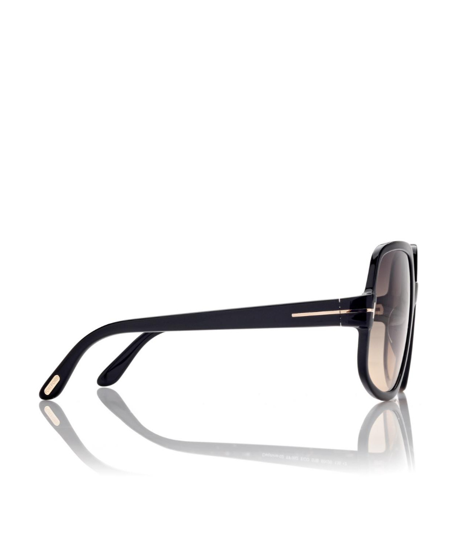 Tom Ford Delphine Oversize Sunglasses In Nude