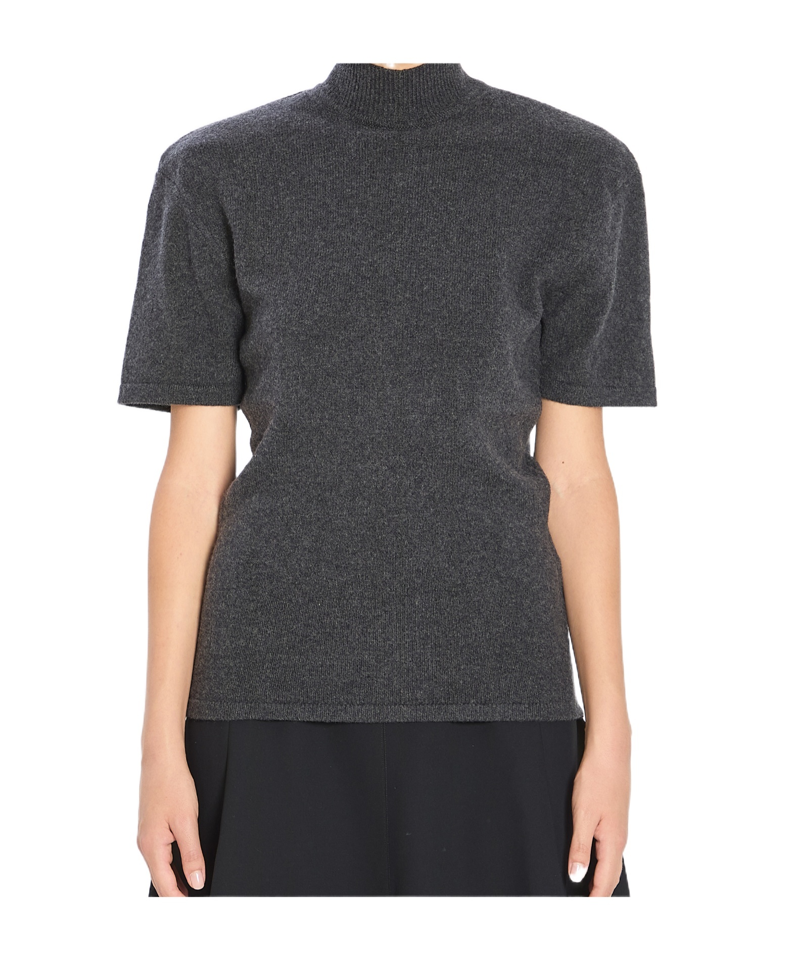 Jacquemus Castagna Wool And Cashmere-blend Turtleneck Sweater In Gray
