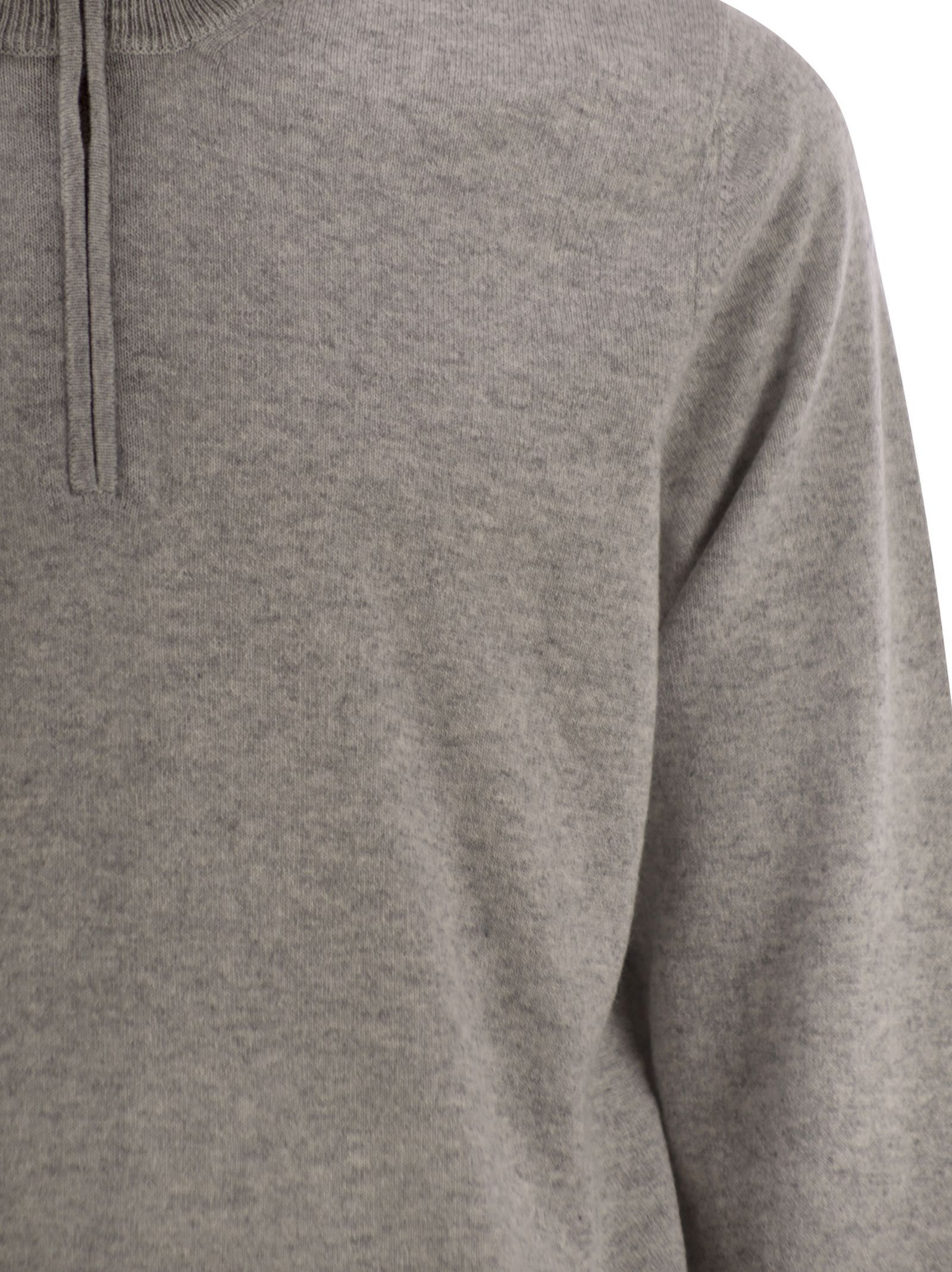 Brunello Cucinelli Poloshirt Aus Kaschmir In Gray