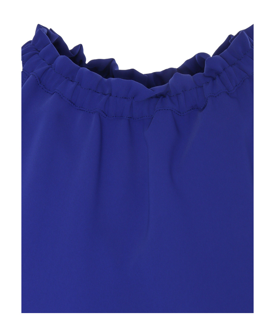 P.a.r.o.s.h Logo Blouse In Blue