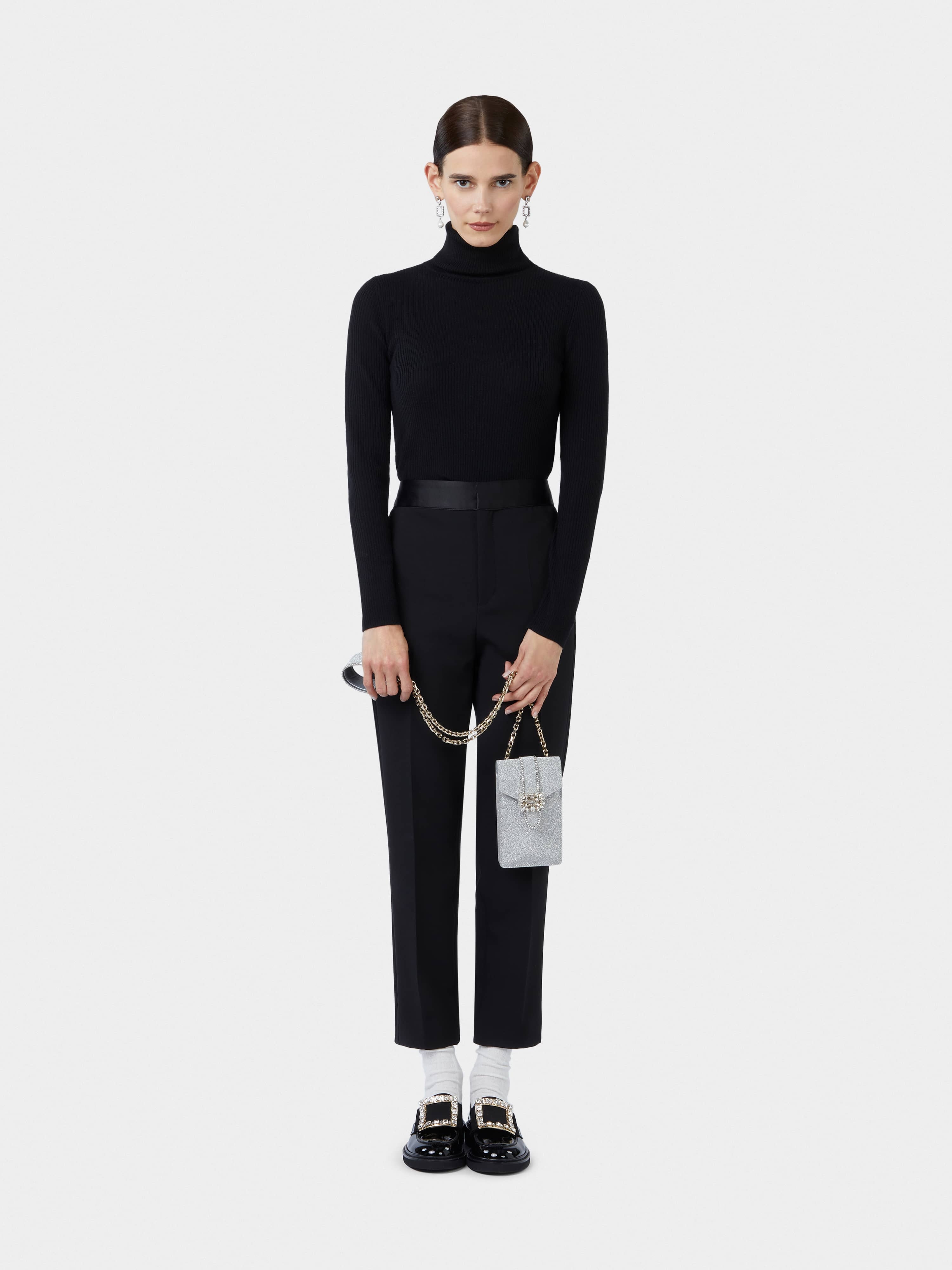 Roger Vivier Mini Shoulder Bag In Gray