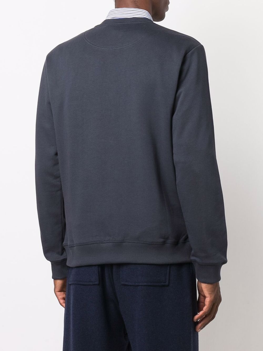 Kenzo Tiger Embroidered Crewneck Sweatshirt In Black