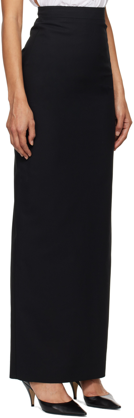 Ann Demeulemeester Black Nathalie X-long Pencil Maxi Skirt In Black