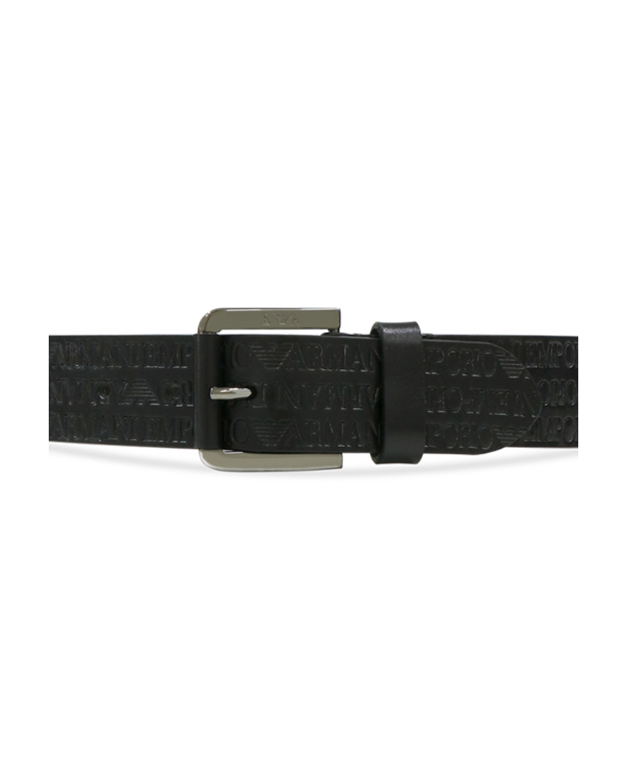 EMPORIO ARMANI SQUARE BUCKLE BELT