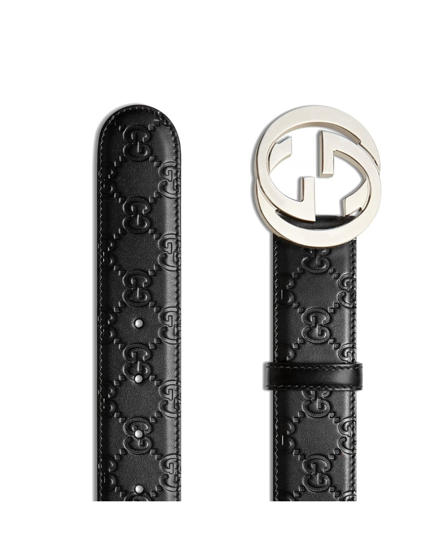 GUCCI GUCCI SIGNATURE LEATHER BELT