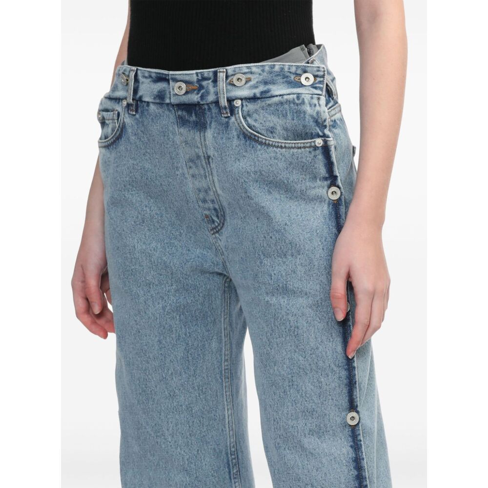 Y/project Belt-loop Jeans In Gray