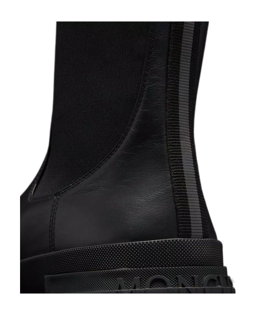 Moncler Neue Chelsea High Ankle Boots In Black