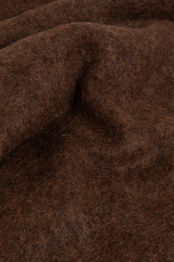 Jacquemus Fringed Scarf In Brown