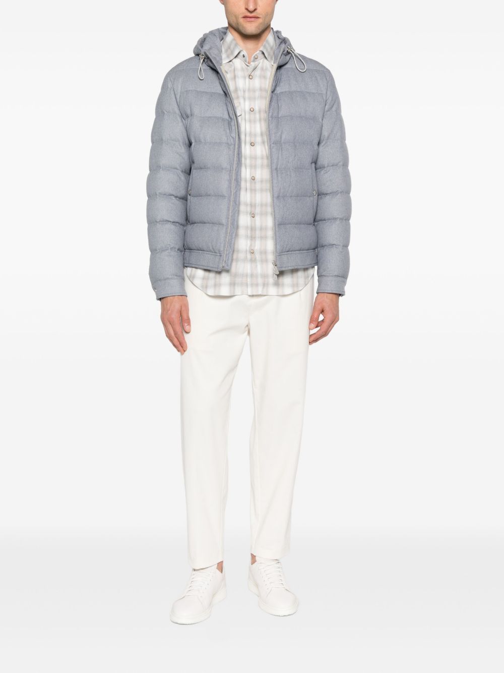 Eleventy Tapered Trousers In White