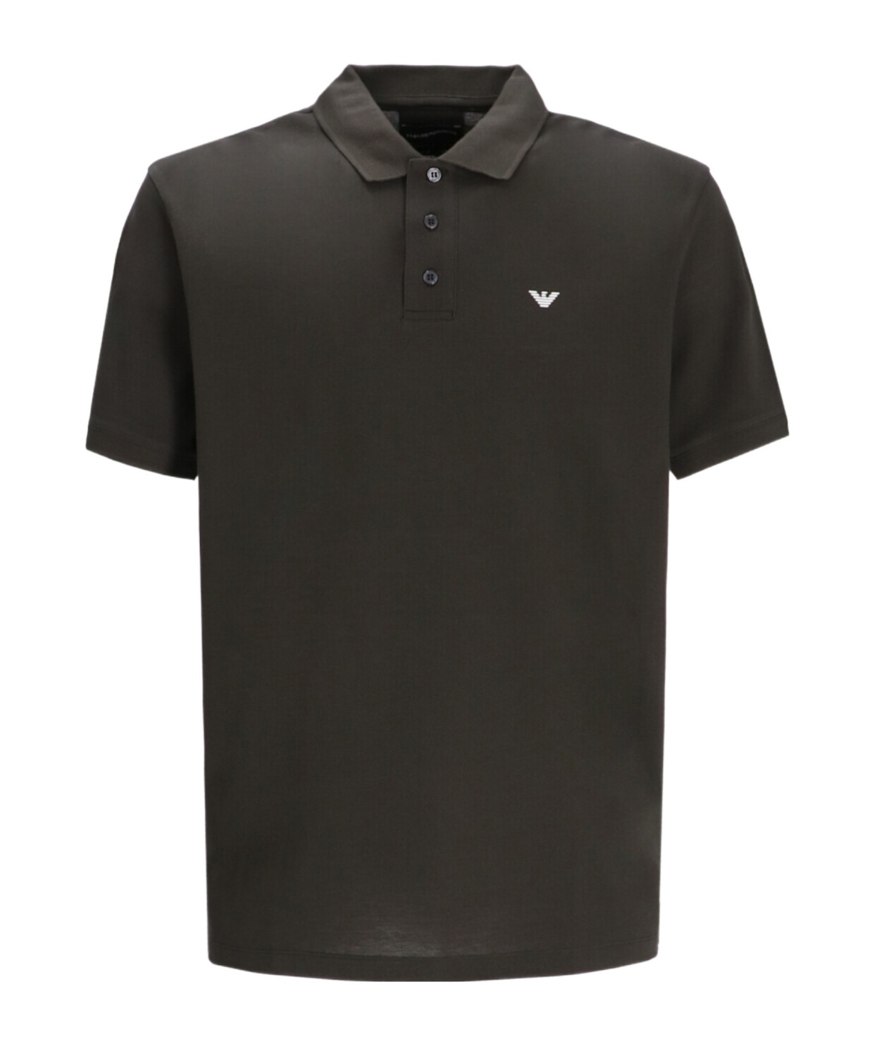 Emporio Armani Eagle-logo Polo Shirt In Green