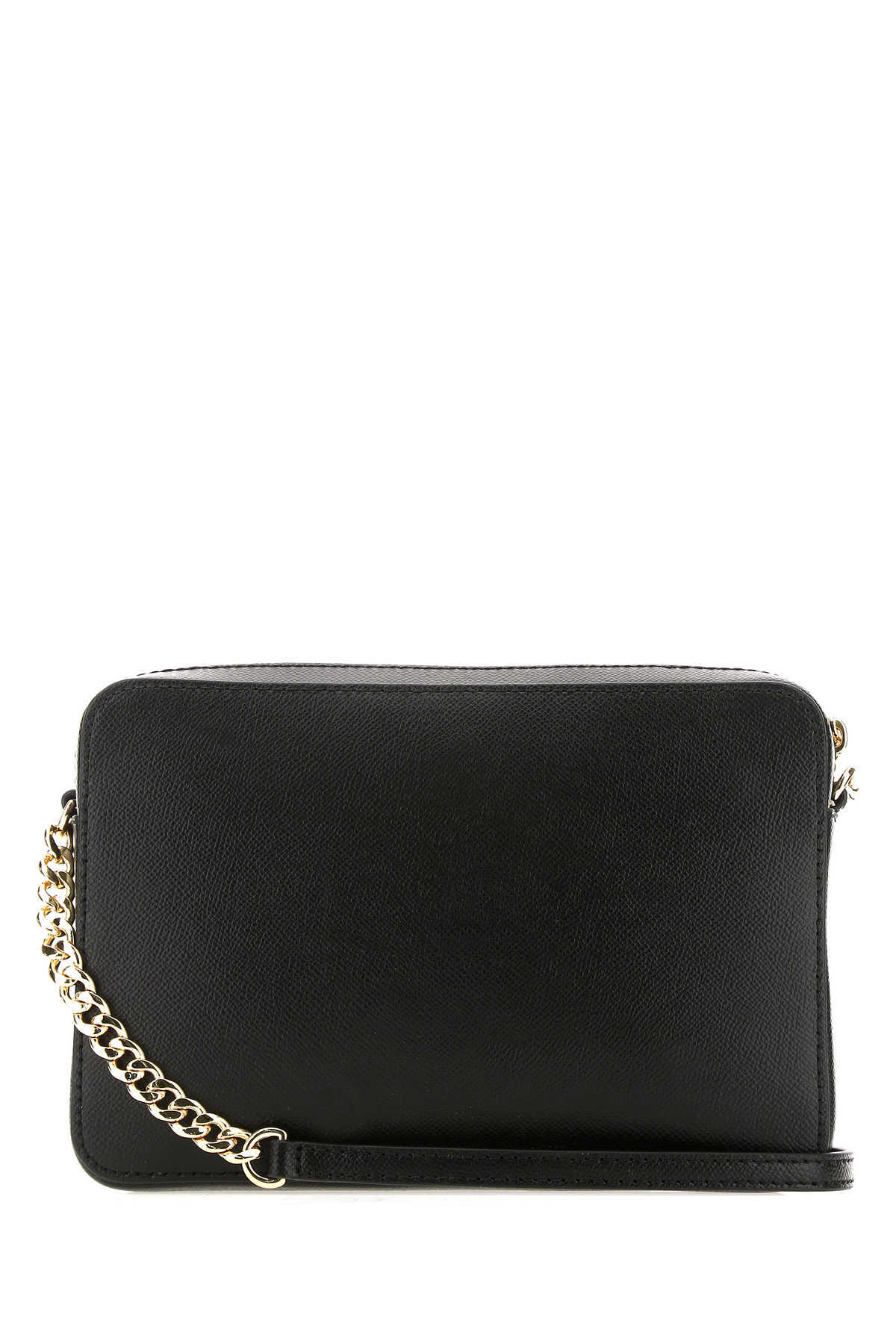 Michael Michael Kors Ginny Leather Crossbody Bag In Black