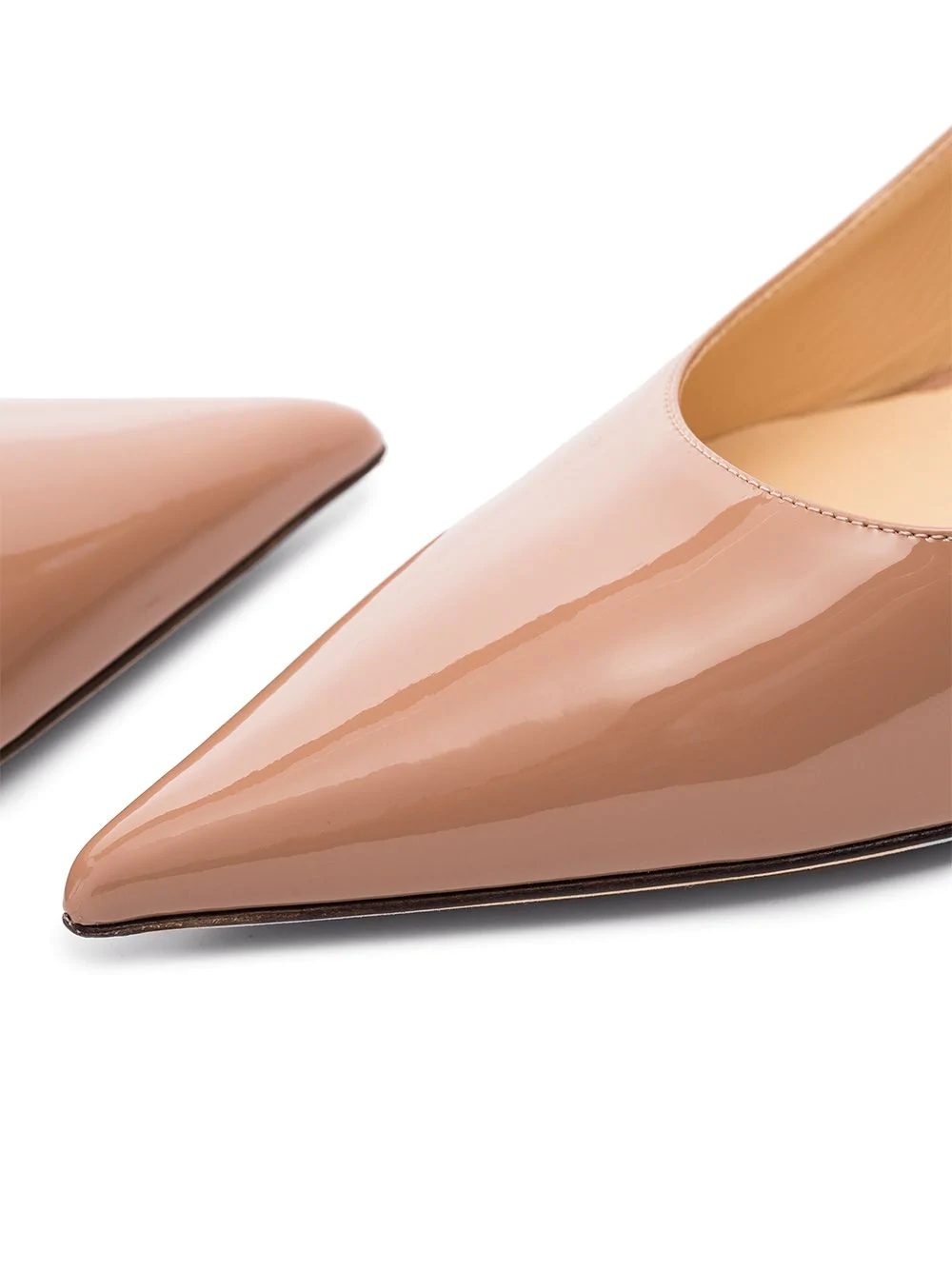 Jimmy Choo 85mm Pointed-toe Patent-leather Pumps In Pink