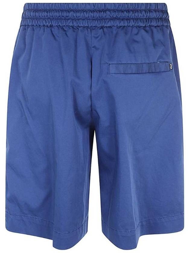 Dondup Elastic Waist Shorts In Blue