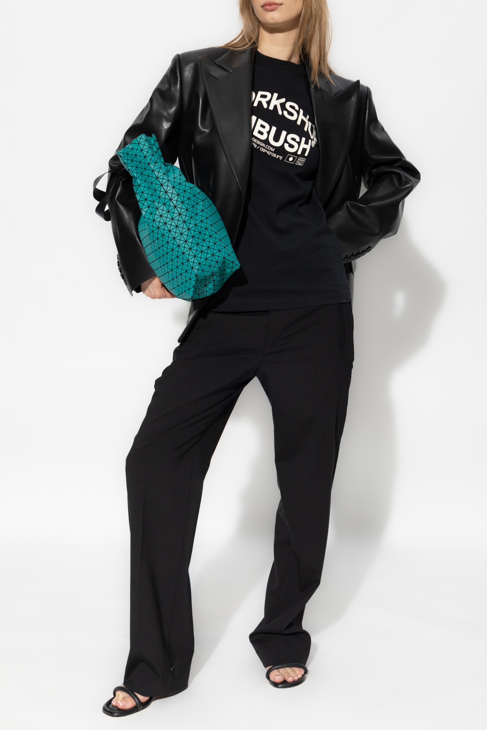 Ambush Women Revolve T-shirt In Black