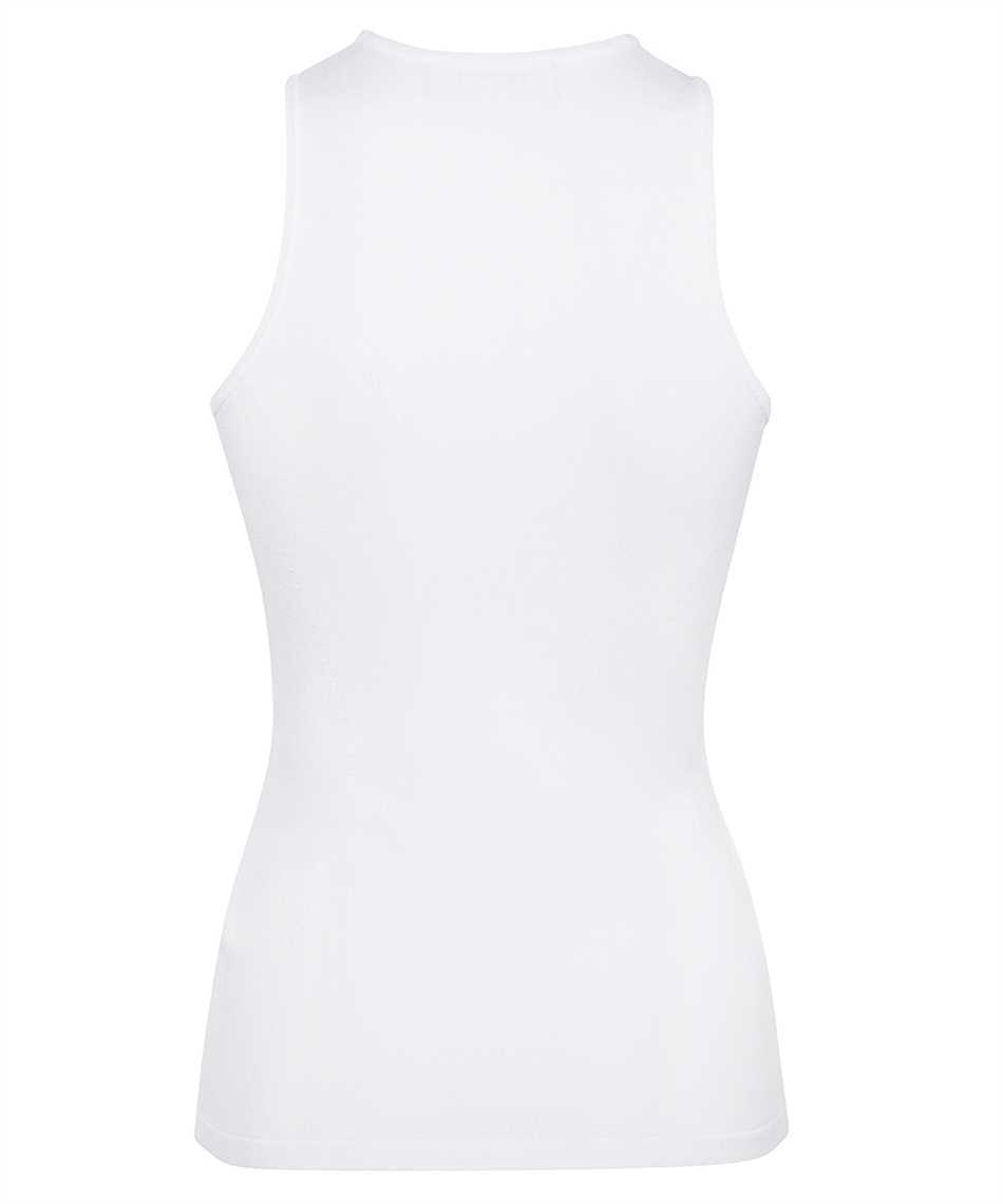 Dsquared2 Sleeveless Vest With Round Neck In White
