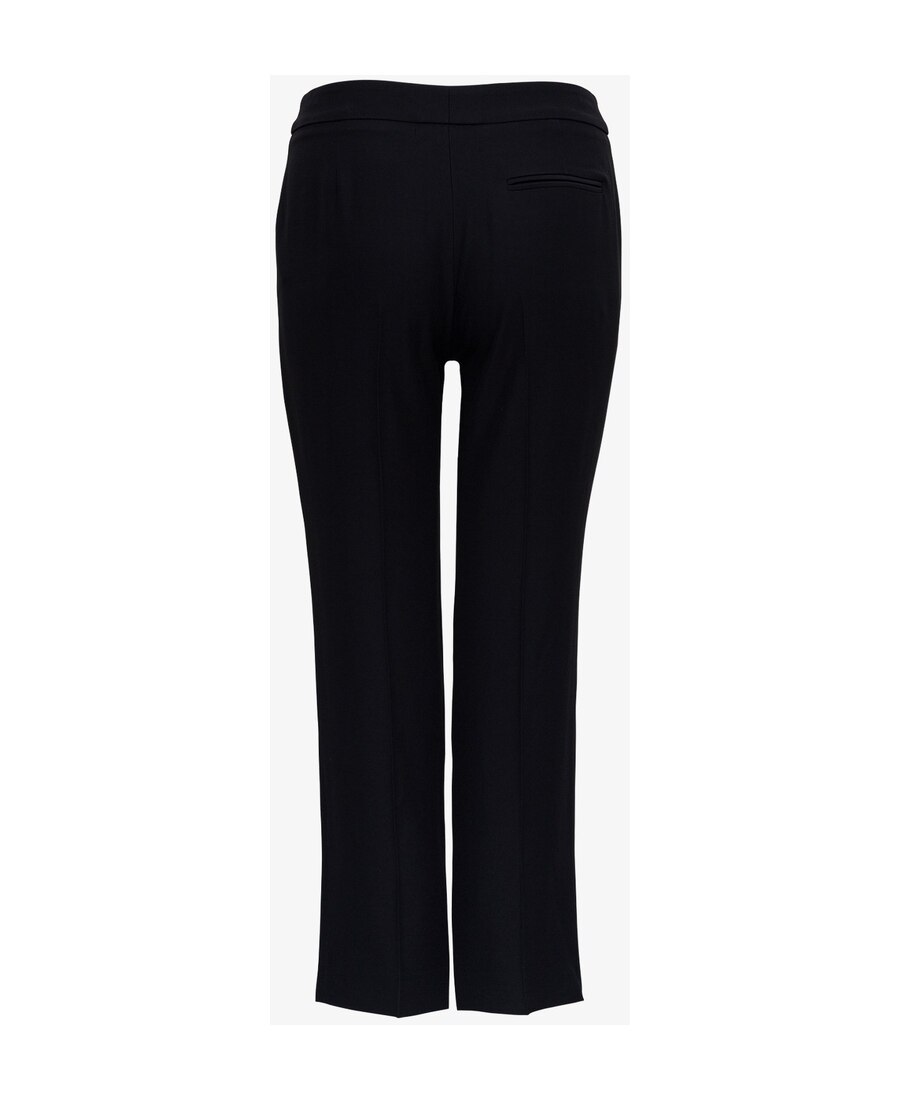 Alexander Mcqueen Cropped Tailored Trousers In Black
