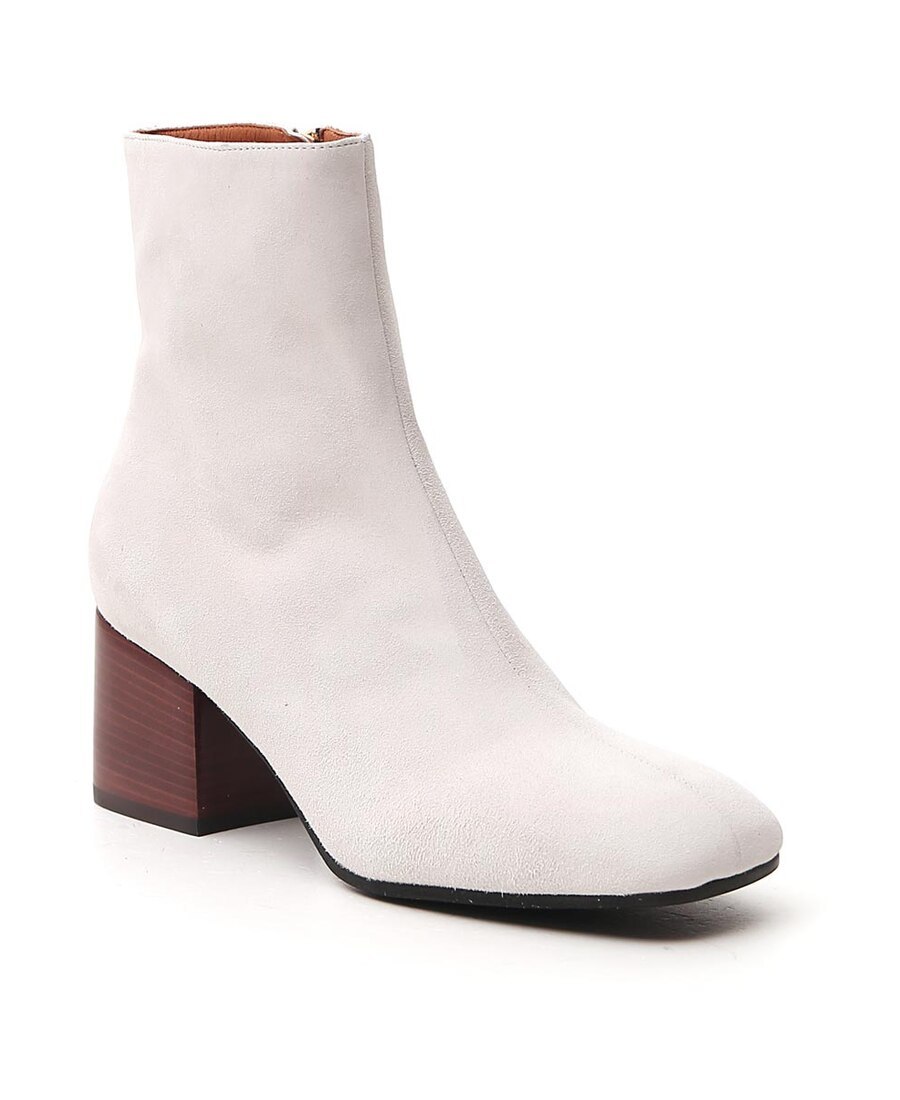 Shop Marni Leather 70 Mm Ankle Boots In White
