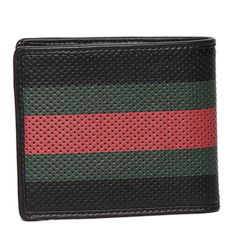 Gucci Double-folded Wallet In Black