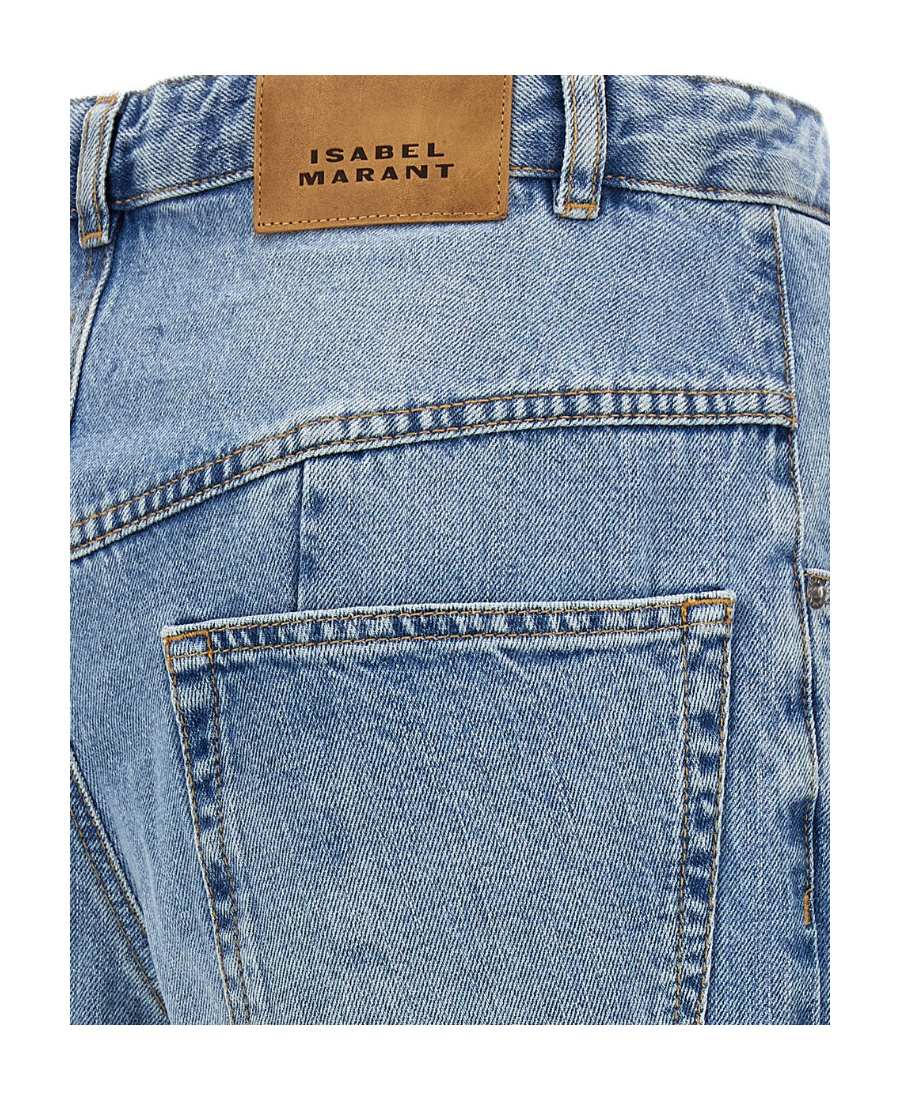 Isabel Marant Blue Norela Jeans In Blue