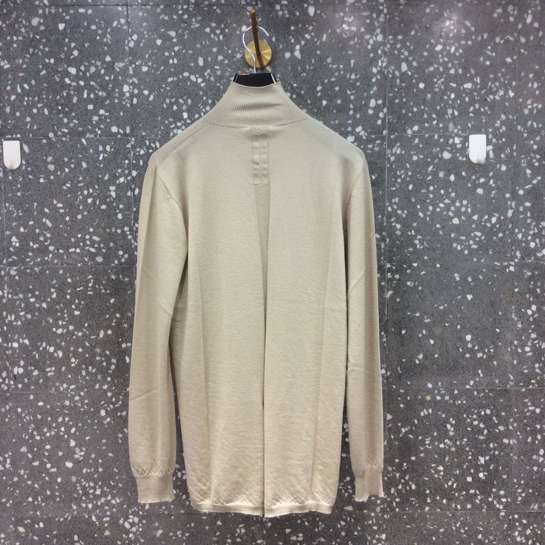 Rick Owens High-necked Sweater In Gray