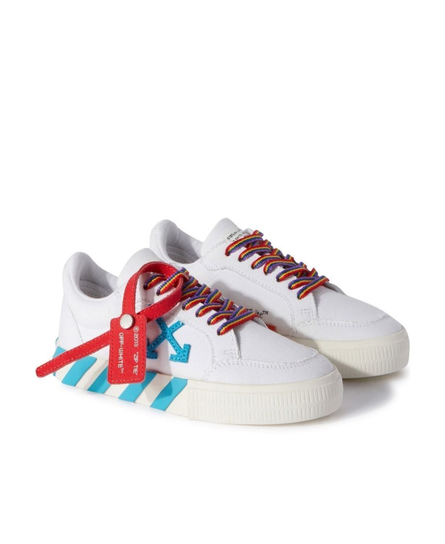 Off-white Vulcanized Low-top Sneakers In White